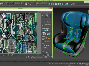 infant safety seat Modelo 3D