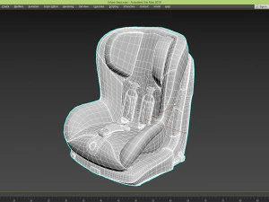 infant safety seat 3D Model