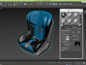 infant safety seat 3D Model