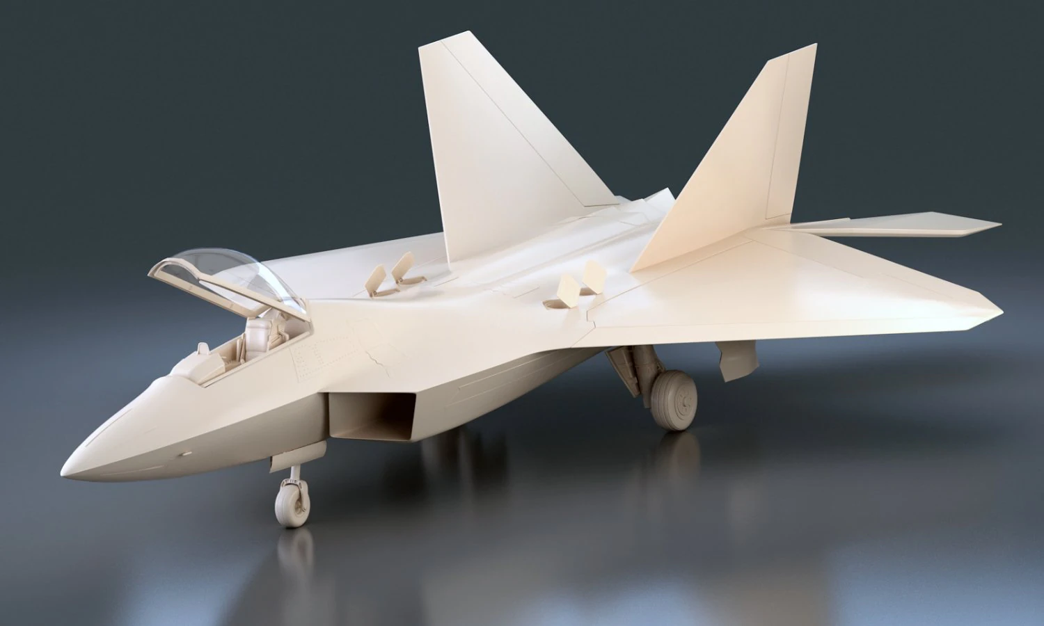 f-22 raptor 3D Model .c4d .max .obj .3ds .fbx .stl .blend 