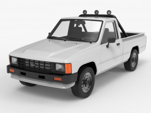 toyota hilux 1983-1988 3D मॉडल