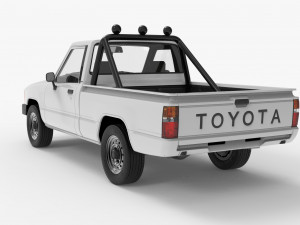 toyota hilux 1983-1988 3D Model