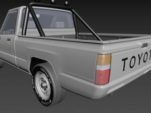 toyota hilux 1983-1988 3D Model
