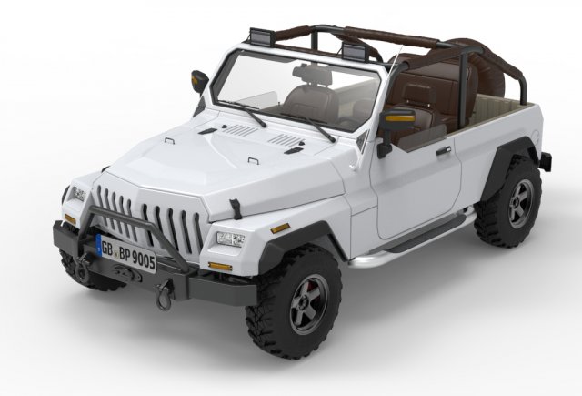 generic 4x4 suv car 3D 모델 .c4d .max .obj .3ds .fbx .stl .blend 