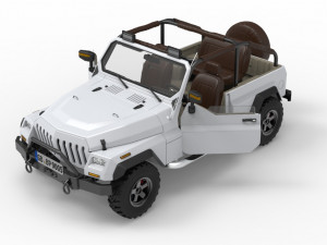 generic 4x4 suv car 3D 모델