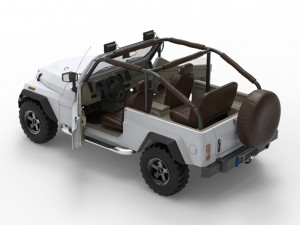 generic 4x4 suv car 3D 모델