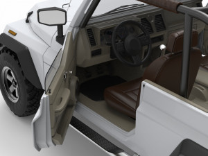 generic 4x4 suv car 3D 모델