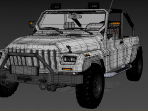 generic 4x4 suv car 3D 모델