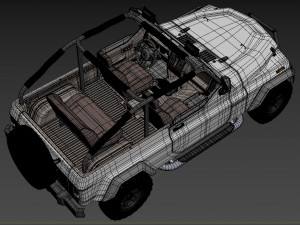 generic 4x4 suv car 3D 모델