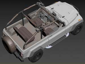 generic 4x4 suv car 3D 모델