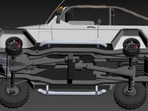 generic 4x4 suv car 3D 모델