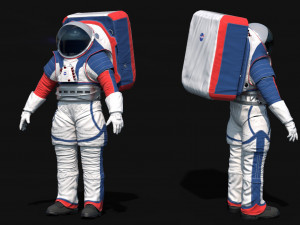 astronaut suit nasa artemis programme 3Dモデル
