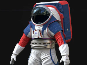 astronaut suit nasa artemis programme 3D Model