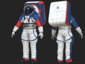 astronaut suit nasa artemis programme Model 3D