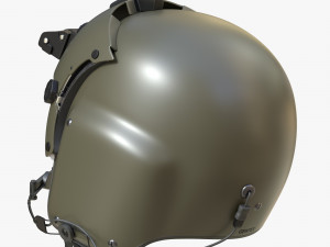 pilot helmet hgu 56p 3D Model