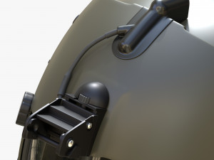 pilot helmet hgu 56p 3D Model