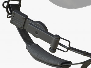 pilot helmet hgu 56p 3D Model