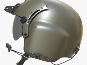 pilot helmet hgu 56p 3D Model