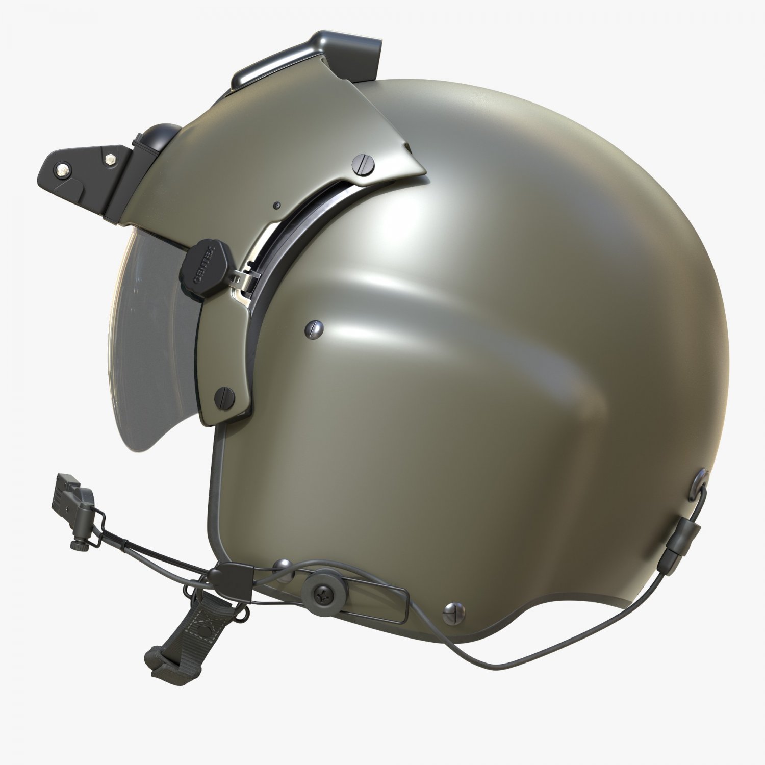 物品-米軍HGU-56Pパイロットヘルメット EVI社•製 レッド y1CsG