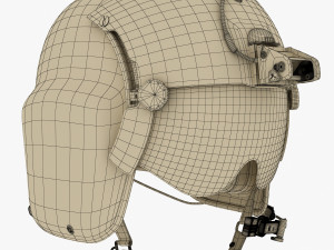 pilot helmet hgu 56p 3D Model