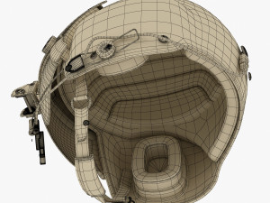 pilot helmet hgu 56p 3D Model
