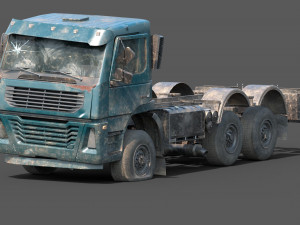 abandoned generic truck 3D Model
