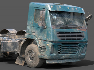 abandoned generic truck 3D Model
