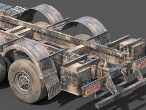 abandoned generic truck 3D Model