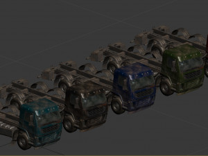 abandoned generic truck 3D Model