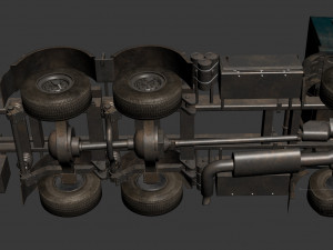 abandoned generic truck 3D Model