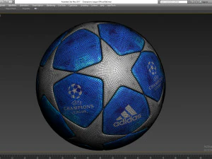 champions league uefa ball adidas 3D Model