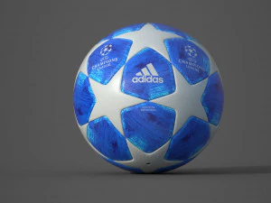 liga dos campe&otilde;es bola uefa adidas Modelo 3D