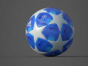 champions league uefa ball adidas 3D Model