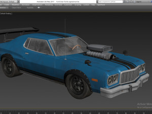 generic lowpoly hot rod classic mad max 3Dモデル