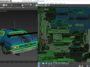 generic lowpoly hot rod classic mad max 3Dモデル