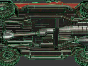 generic suv 4x4 lowpoly 3D Model
