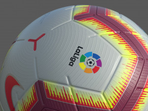 laliga official match ball 2018-2019 3D Model