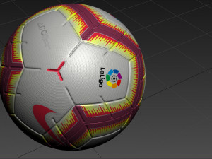laliga official match ball 2018-2019 3D Model
