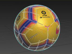 nike merlin laliga winter ball 3D-Modell