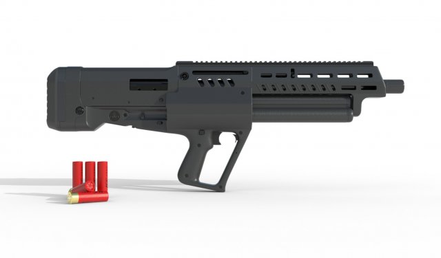 Iwi Tavor Ts12 3D Модель In Дробовик 3DExport