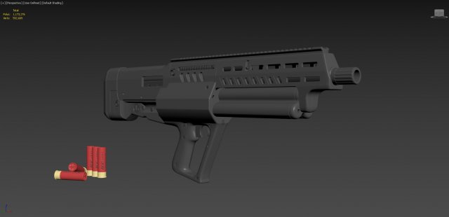 Iwi Tavor Ts12 3D Модель In Дробовик 3DExport
