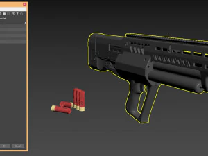 iwi tavor ts12 Model 3D