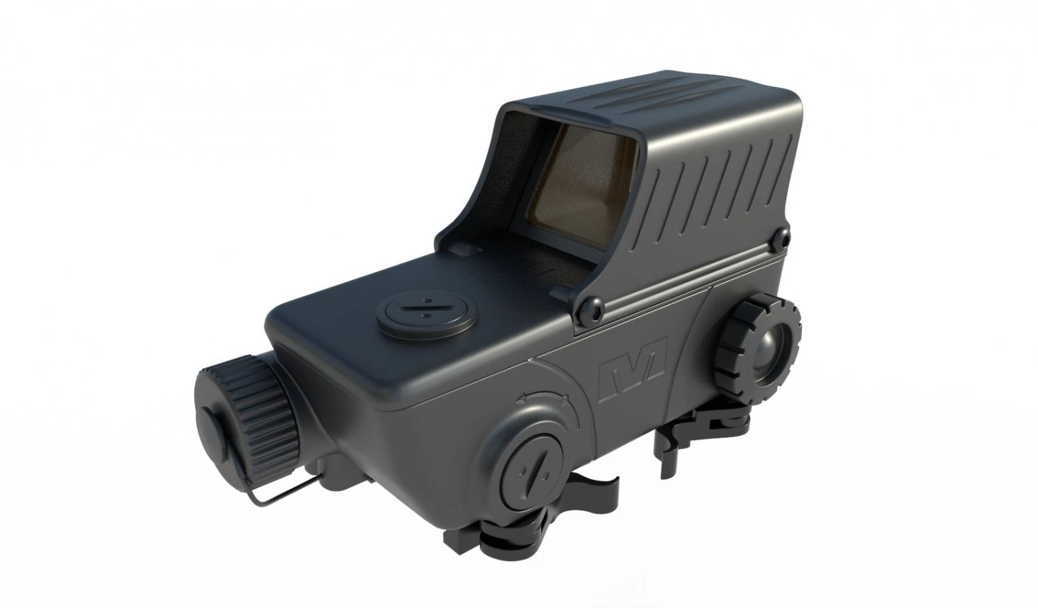 meprolight mepro m5 red dot sight 3D Model .c4d .max .obj .3ds .fbx .stl .blend 
