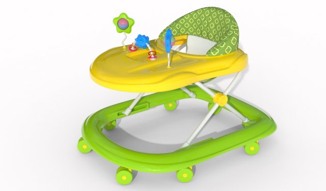 baby walker toy Modelo 3D .c4d .max .obj .3ds .fbx .stl .blend 