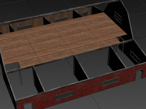 lowpoly barn farm 3D 模型