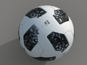 fifa telstar official world cup 2018 ball adidas 3Dモデル