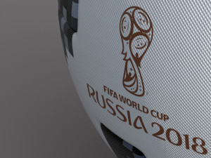 fifa telstar official world cup 2018 ball adidas 3Dモデル