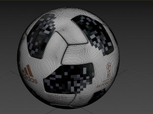 fifa telstar official world cup 2018 ball adidas 3Dモデル