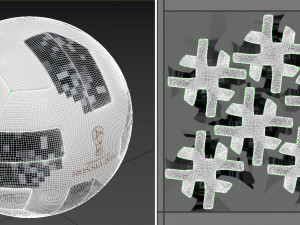 fifa telstar official world cup 2018 ball adidas 3Dモデル