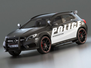 police patrol suv 3D Model